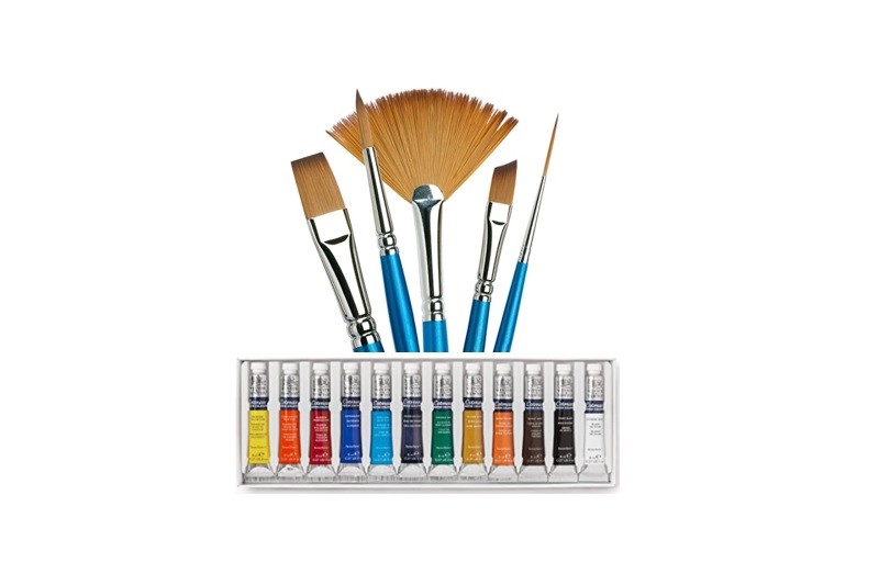 DMM Photograph My Paintbox Watercolor Paint and Brushes