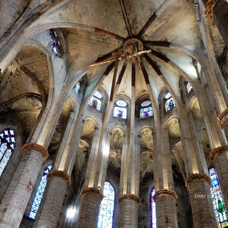 Graceful architecture church in Spain Europe